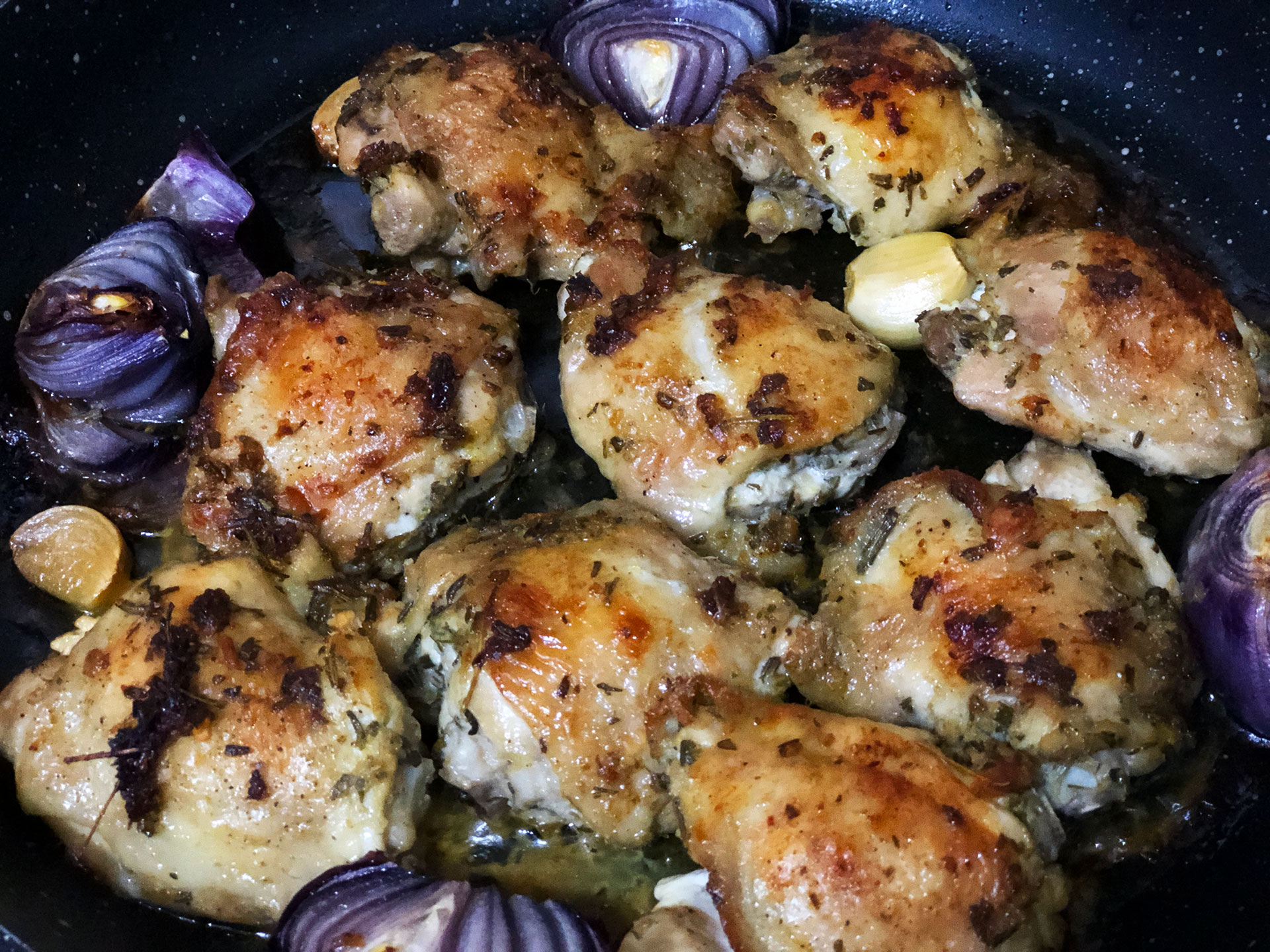 Lemon, Rosemary and Garlic Chicken - Food Fanatic