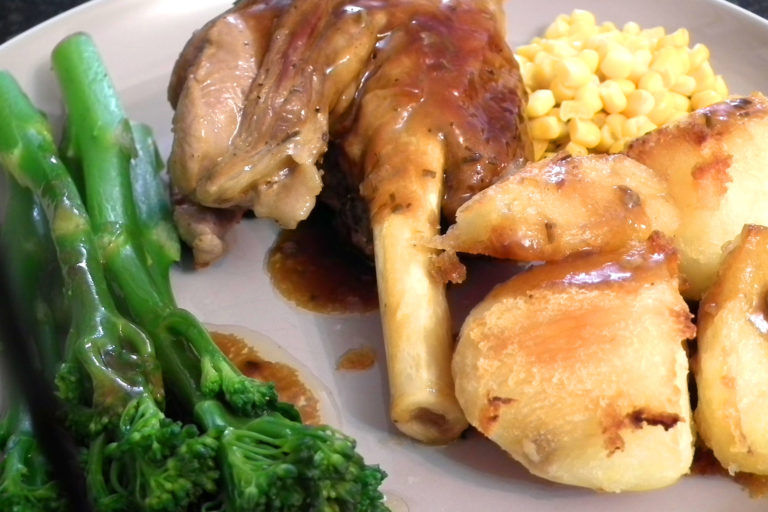 lamb-shanks-food-fanatic Roasted lamb shanks