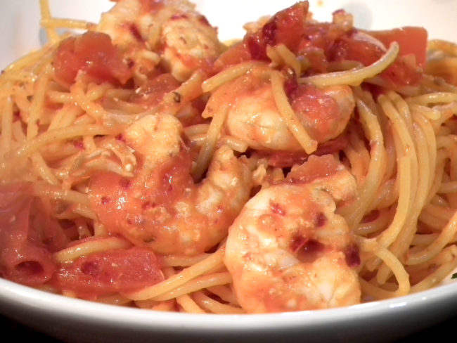 nudja-prawn-spaghetti Nudja Prawn Spaghetti