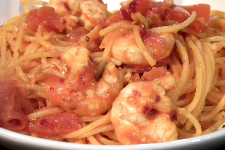 nudja-prawn-spaghetti Nudja Prawn Spaghetti