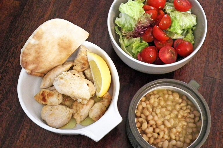 garlic-lemon-chicken-foul-moudamas Garlic, lemon chicken with moudamas